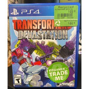 Transformers Devastation (Sony PlayStation 4, 2015) Complete Tested Working